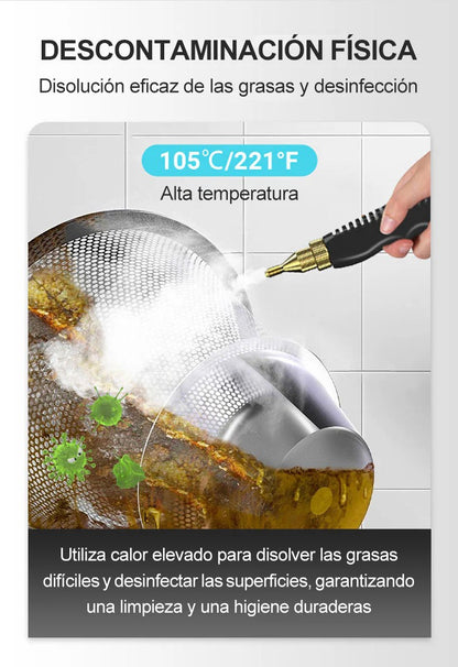 Limpiador A Vapor Presion 2500w Portatil
