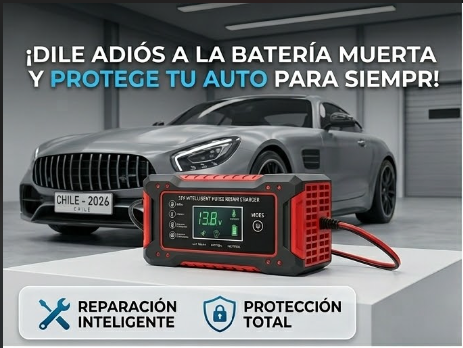 CARGADOR REPARADOR DE BATERIAS PARA AUTO