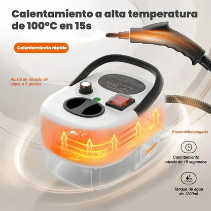 Limpiador A Vapor Presion 2500w Portatil